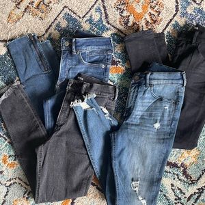 Express high waisted skinny ankle jeans!